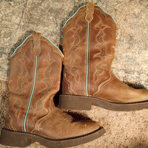 Justin "Gypsy" Cowgirl Western Boots size 7 B